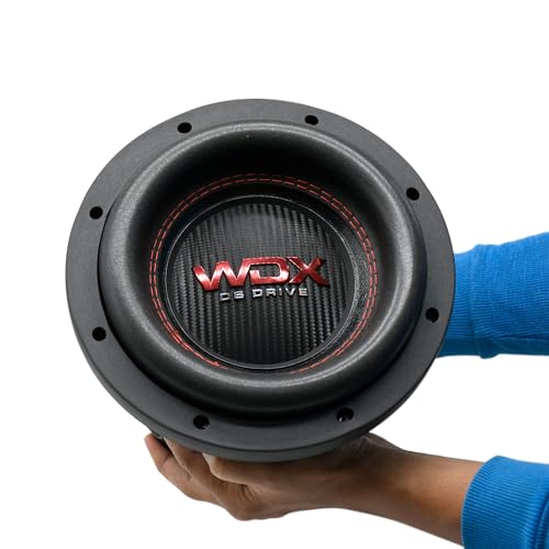 Image of DB Drive WDX G1 Series 4-Ohm DVC Subwoofer (8 Inch, 1,200 Watts Max) WDX8G1.4 Compatible for Car | Black Colour