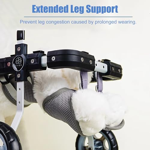 Silla de ruedas para perros con soporte completo: devuelve su independencia 5