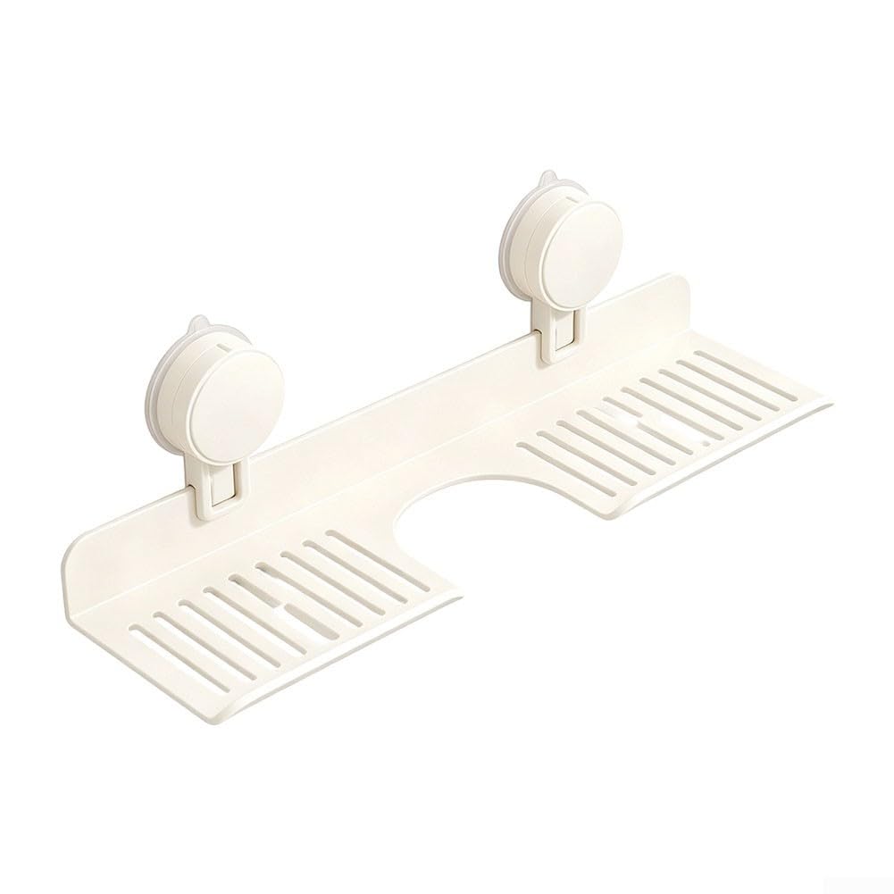 Fauhapyway para estante Baño Sin Taladro 40cm Aluminio Organizador para