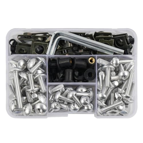 Vis de carrosserie pour remplacer les fixations perdues de moto ZX1000 ABS et 650R argent