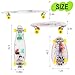 ACEGENIU 4 Pcs Finger Skateboards, Mini Fingerboard Set with Storage Box & 4Pcs Extra Wheels, Ideal for Collectors, Enthusiasts & Birthday Gifts