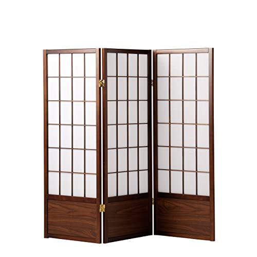 North Orange 和風 ついたて Mサイズ 高さ120cm 3枚連結 目隠し たためる 障子戸風 幕板 すぐに使える 完成品