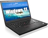 Lenovo ThinkPad T460 Laptop, 14in Windows 11 Compuetr, Intel Core i5-6300, 8GB RAM, 256GB SSD, HDMI, Webcam...