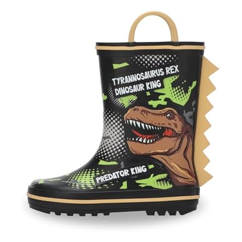 EUXTERPA Kids Dinosaur Waterproof Wellies Cover
