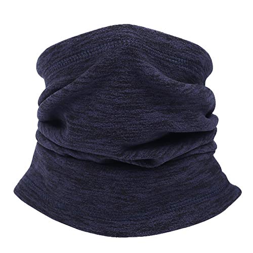 Thermal Neck Warmer/Neck Gaiter Face Scarf/Face Cover Winter Ski Mask - Cold Weather Balaclava (Dark Blue)