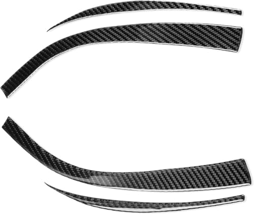 Pegatinas de fibra de carbono para Toyota Supra A90 2019-2022, decoración interior en negro