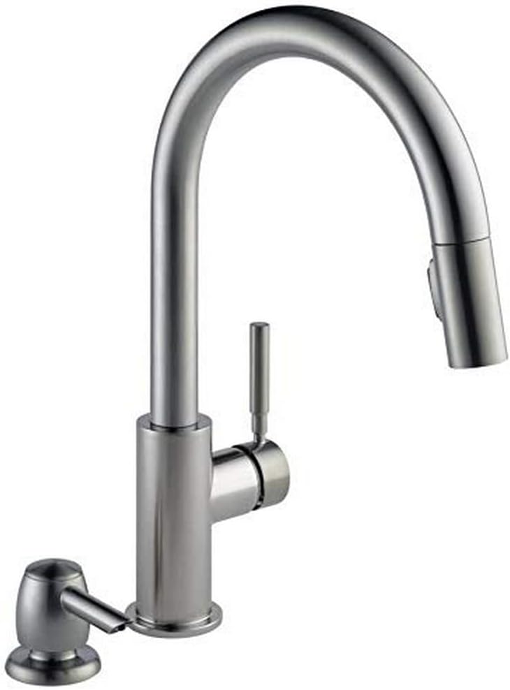 Delta 19933-SPSD-DST Trask Kitchen Faucet, SpotShield Stainless