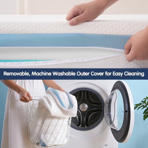 Image of Crib Mattress, Dual Sided Memory Foam Baby Toddler Bed Mattress, 52 inch x 27.6 inch x 5.5 inch Soft Breathable Mattresses with Removable Machine Washable Cover, Fits Standard Cribs&Toddler Beds