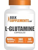 BulkSupplements.com L-Glutamine Capsules - Glutamine Supplement, Amino Acid Supplement - Gluten Free, 6 Capsules per Serving (5000mg), 360 Count (Pack of 1)
