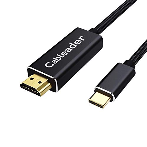 USB C naar HDMI-kabel 4K @60HZ 1.8M, Thunderbolt 3 naar hdmi adapterkabel compatibel voor Macbook/Macbook pro/iMac/iMac pro/Macbook air/Mac mini/iPad pro/DELL/Pixel/X360/Yoga/HUAWEI/SAMSUNG en meer