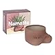 Doiy - Moderner Blumentopf - Yoga Spirit Design - aus Keramik - Pflanztopf - Dekorative Vase - Farbe braun - 17,5x14,5x8,7cm