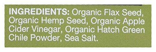 Flackers Organic Toasted Seed Crisps, Hemp Seed and Hatch Green Chile, 4.5 ounces - Image 4