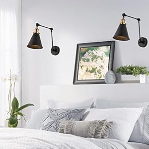 JONATHAN Y JYL7462A-SET2 Rover 7" Farmhouse Industrial Adjustable Arm Metal LED Wall Sconce Rustic Bohemian 2700K 4W Bulb for Entryway Lobby Kitchen Bathroom Bedroom Hallway, Black (Set of 2) JONATHAN Y JYL7462A SET2 Rover 7 Farmhouse Industrial Adjustable Arm Metal LED Wall Sconce Rustic Bohemian 2700K 4W Bulb for Entryway Lobby Kitchen Bathroom Bedroom Hallway Black Set of 2
