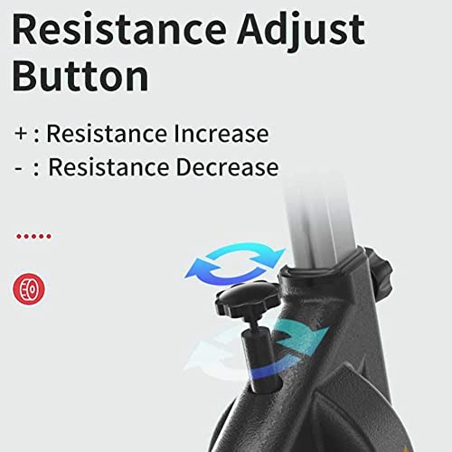 Image of Stationary Exercise Bike Indoor Cycling Bike for Cardio Workout with Comfortable Seat Cushion LCD Monitor for Home Training Bike Adjustable Handlebars Seat