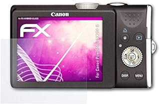 atFoliX Plastic Glass Protective Film compatible with Canon PowerShot SX200 IS Glass Protector, 9H Hybrid-Glass FX Glass Screen Protector of plastic