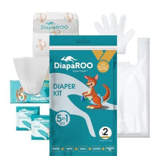 DiapaROO 5-in-1 Travel Diaper Changing Kit