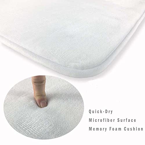 ARLTTH Badematte Mit Marmorstruktur, 3-teiliges Badezimmerteppich, Rutschfester Und Weicher, Saugfähiger Polyester-Teppich, U-förmiger Konturteppich Und Toilettendeckelbezug – Bild 5