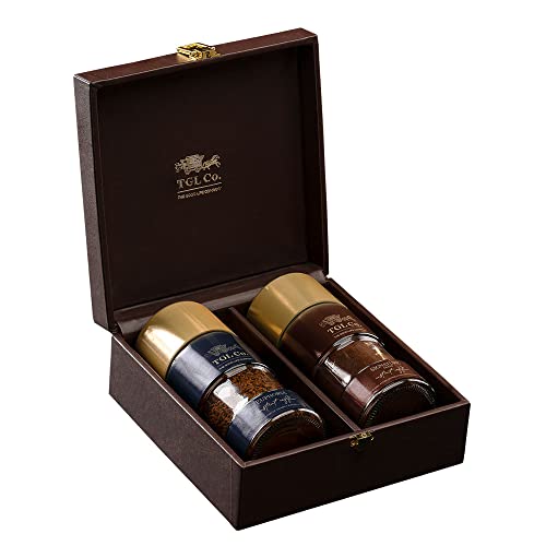 Image of TGL Co. Timeless Passion Brown Coffee Gift Set | Luxury Hampers | 2 x 100g Jars | Premium Gifting for Coffee Lovers | Elegant Pack for Festive & Corporate Gifts