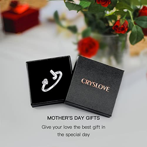 Anna Queen Initial Letter J Rings Women Girls 925 Sterling Silver Adjustable Open Ring With Cubic Zirconia Stacking Ring Dainty Jewelry Gifts For Wife Mom Girlfriend Her Brithday Valentines Christmas #TOP4