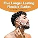 BIC Flex 5 Sensitive Men's Disposable 5-Blade Razors, Comfortable Shave, 2-Pack