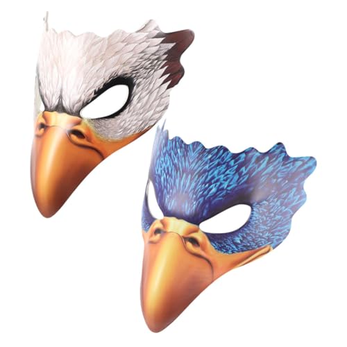 Masque animal confortable blanc qui ne blesse pas le visage en fête