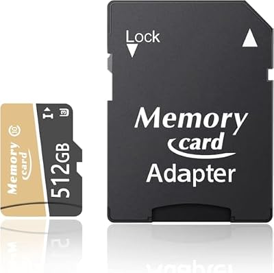 512GB MicroXC Micro Card Full HD & 4K UHD Card Class10 U3 High Speed,for Camera/Phone/Tachograph,Tablet and Drones