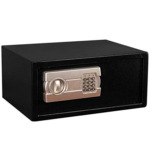 Coffre-fort digital en acier pour sécuriser la maison : format compact noir 16,9 pouces