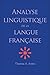 Analyse linguistique de la langue française