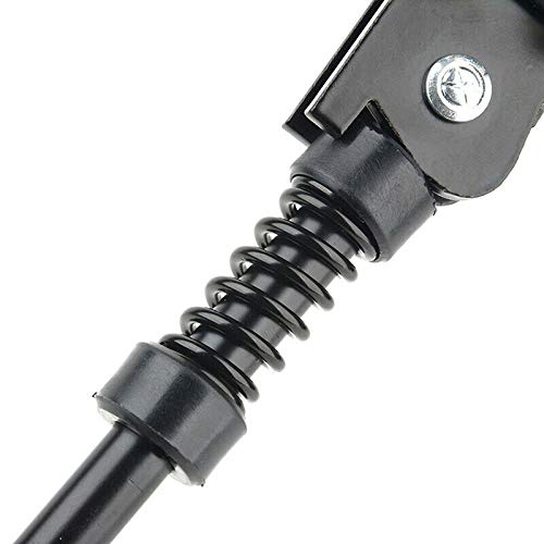 Lutun Suporte de bicicleta ajustável, suporte de pé lateral de bicicleta de liga de alumínio, chute