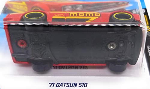 Hot Wheels Nightburnerz Red '71 Datsun 510 1:64 miniatura 3