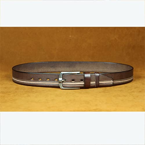 Men's business casual leather belt top layer cowhide pants belt cowhide3