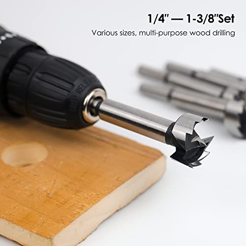 Baidets BD210034 Forstner Bit Set 8Pcs - Forstner Bit Wood Drilling thumb #4