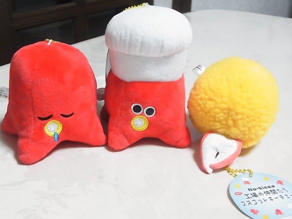 Amazon.co.jp: No-ticca のちか 工場の仲間たち マスコット キー