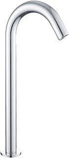 Grifo para Lavabo de Baño sin Contacto, Grifo de Agua con Sensor de Inducción Automático de Rosca G1/2 Pulgadas, Grifo Frío único Inteligente por (Modelo alto con batería)