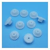 40PCS 22102B 0.5M Double Layer Gears 22 T + 10 Teeth Plastic Pinion Wheel Accessories, Hole Diameter 2.05mm Industrial Bearings Gears