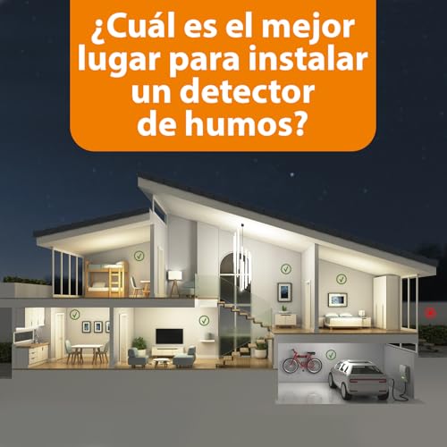 Detectores de humos para el hogar Smartwares interconectables, lote de 2 sensores ópticos 7