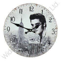 Hometime Elvis Wall Clock