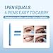 4 in 1 Multi-Functional Makeup Pen - 4 Colors All in One Makeup Pen,with Eyeliner Eyebrow Lip Liner Highlighter,Waterproof Long Lasting Touch Up Pencil