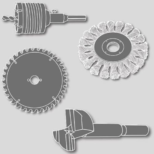 Famag Senkbohrer, 5-teilig, Spiralbohrer mit Aufsteckversenker, Größe ø 3-6 mm, mit praktischer Holzbox – 3574504