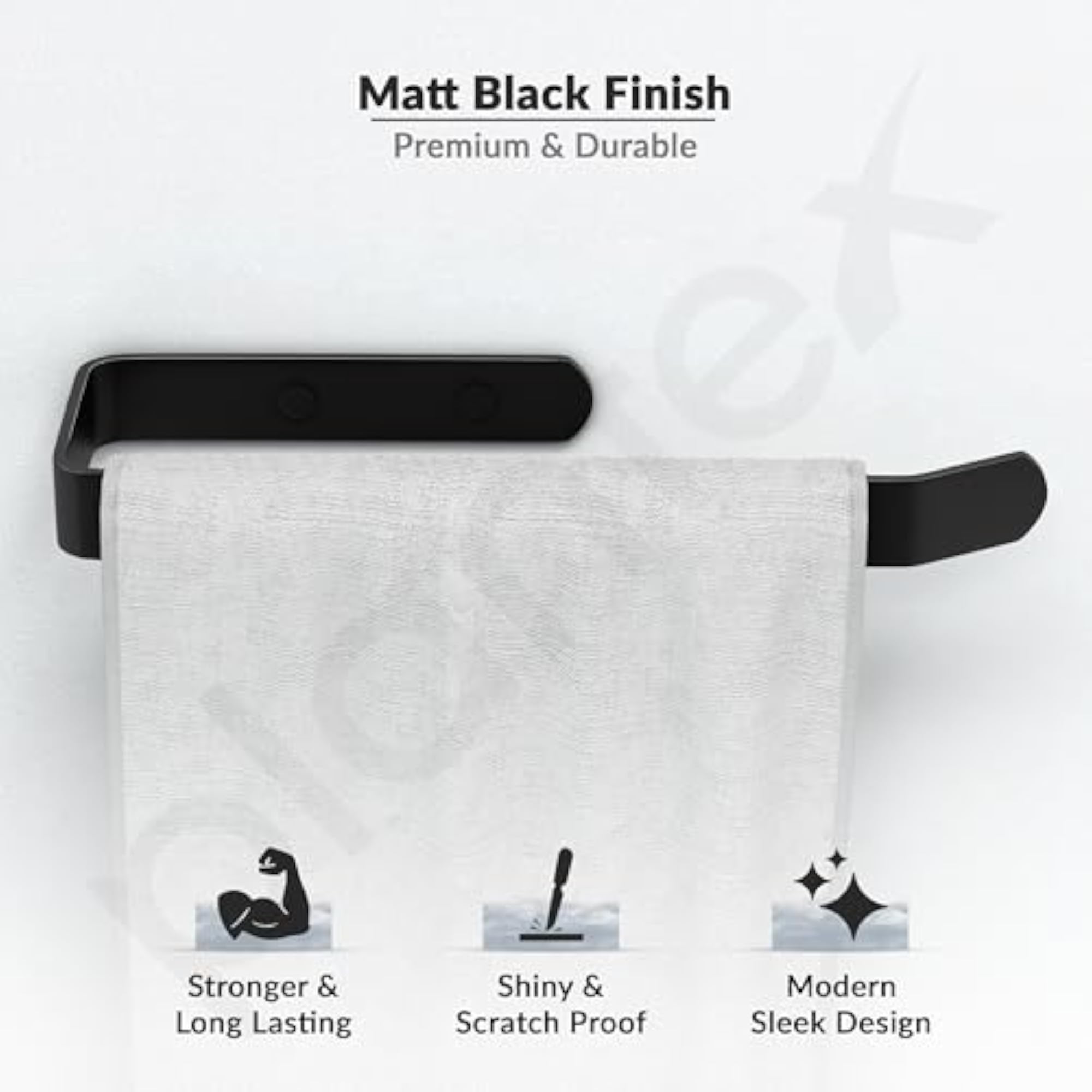 Space Aluminium Napkin Holder for Bathroom, Towel Hanger