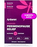 Amberen Perimenopause, Peri-Menopause Multi-Symptom Relief, Vitamin B, Vitamin E & Antioxidants Supplement, Helps Support Hormone Balance, Hot Flashes & Night Sweats, Supplements for Women, 180 Count