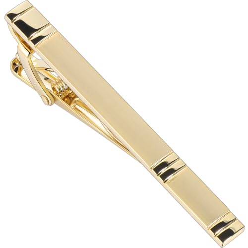 HAWSON Gold Tie Clips for Men