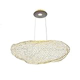  Nordic wolkenform pendelleuchte gold warm kreative persönlichkeit restaurant licht kunst schlafzimmer wohnzimmer led lampen portofrei, silber farbe, warmweiß 3000 Karat, 24 Watt