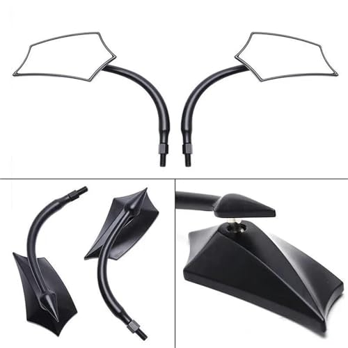 Espejo retrovisor de manillar M8 antirreflejo para Sportster 4