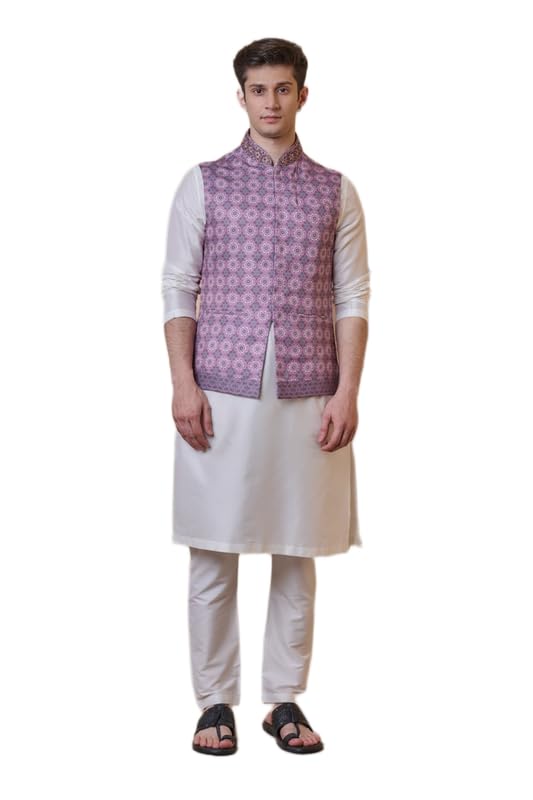 tasva Multi-Coloured All Over Printed Single Bundi | Ethnic WEAR | Multi-Coloured | XS-picture-16