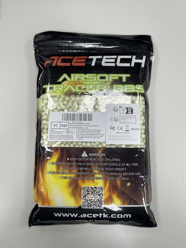 ACETECH Airsoft Gun Glow in Dark Tracer Green Bio (Green 0.2g or 0.25g, 1600CTx6 / Box) - Image 7