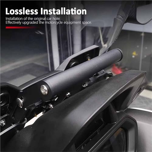 Support de navigation moto Yamaha XMAX300 2023 noir fixe GPS - 4