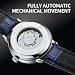 Imagen de Reloj Mecánico Automático Hombre Con Correa De Cuero