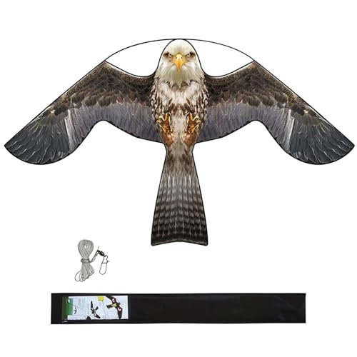 Bird Hawk Flying Kite for Crops Farm Protector Bird Scarer Kites Without Pole-Style B Kite