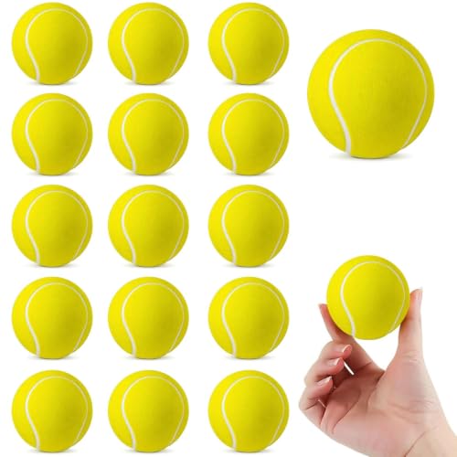 Image of Chovize 15 Pcs Foam Tennis Balls, Sponge Balls, Soft Mini Foam Ball for Indoor Outdoor Play, Lightweight Sponge Tennis Ball for Sports Games & Recreational Activities